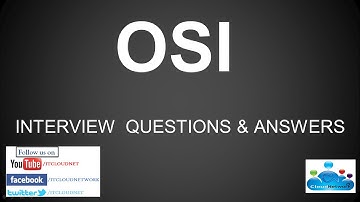OSI Reference Model Interview Questions and Answers for Both Fresher & Experience