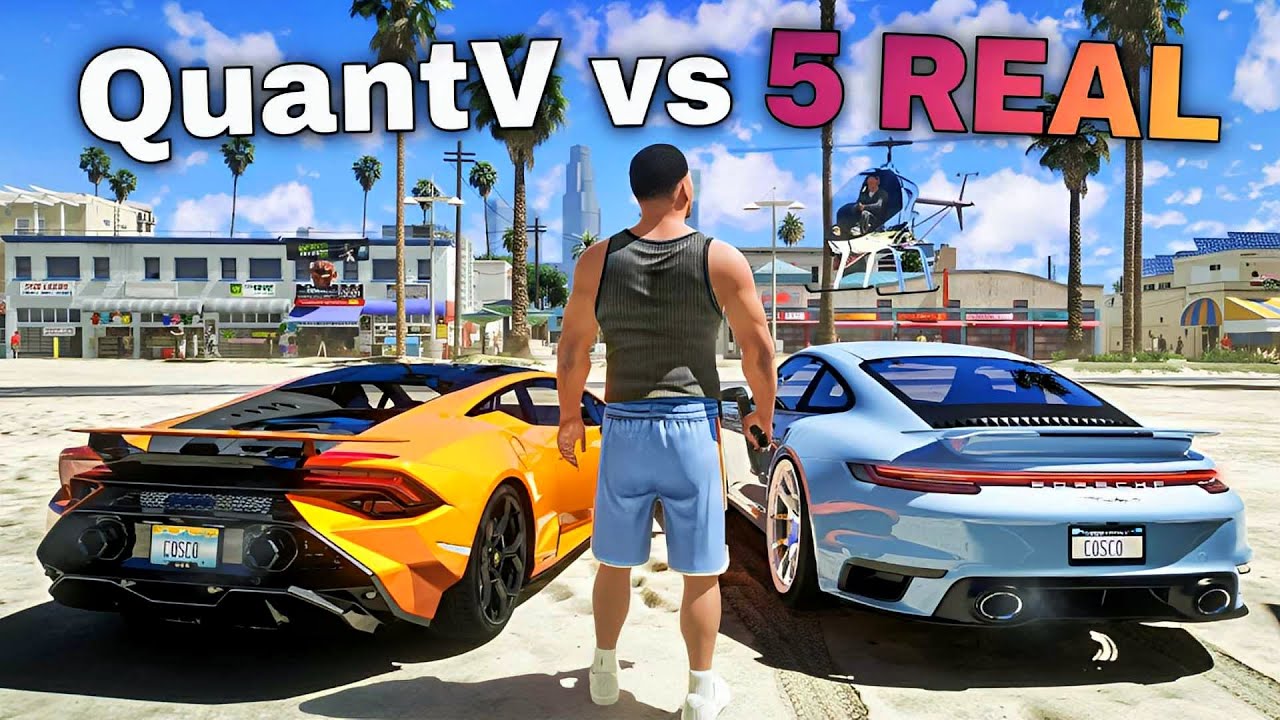 How to install 5real X QuantV Graphics GTA 5 🤯 I Finally Remastered GTA ...