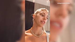 Celebrity Devon windsor stuns in his training outfit posing at Wealth
