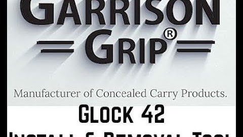 MagCamWizard By Garrison Grip Base Plate and Extension  Removal and Installation Tool for GLOCK 42.