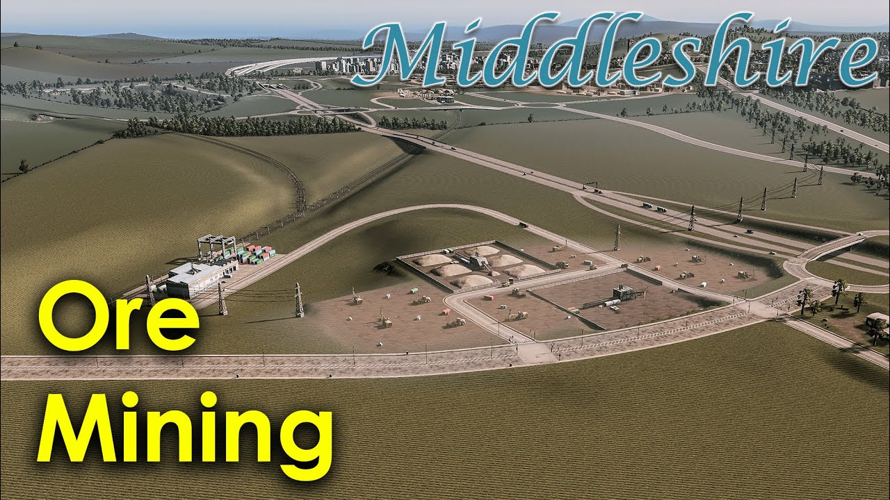 Ore Mining Cities Skylines Vanilla Middleshire EP16 YouTube