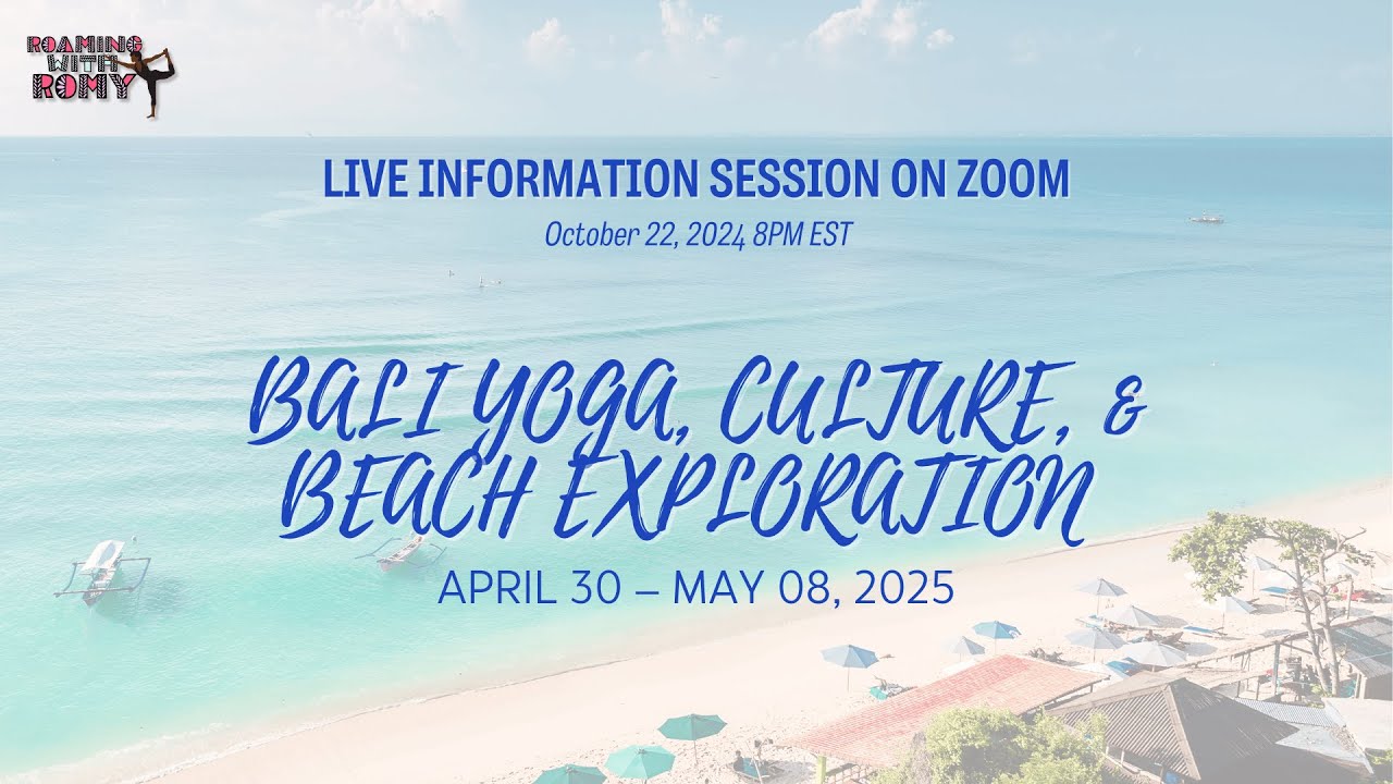 BALI RETREAT 2025 INFORMATION SESSION