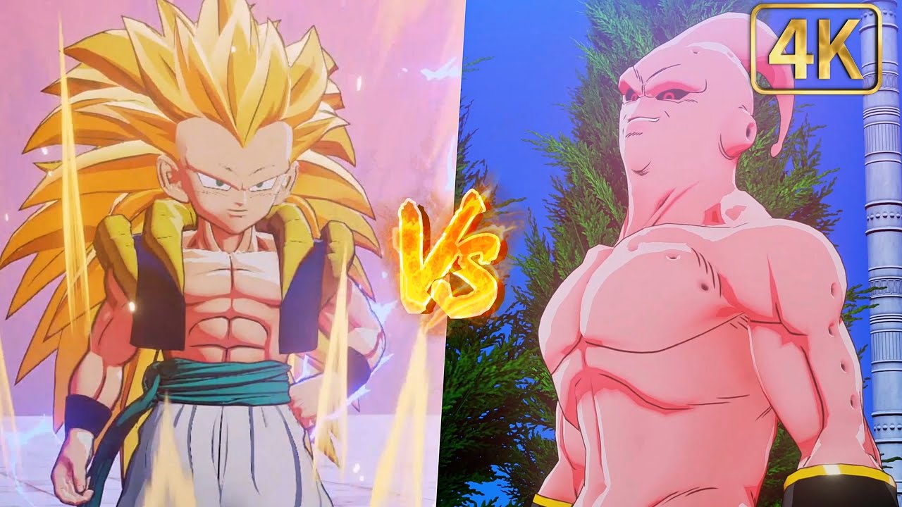 DRAGON BALL Z KAKAROT Gameplay - Super Saiyan 3 Gotenks Vs Super Buu 4K ...