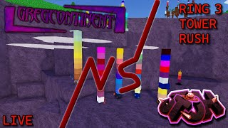 Ring 3 Tower Rush || gregcontinent vs JToH Live