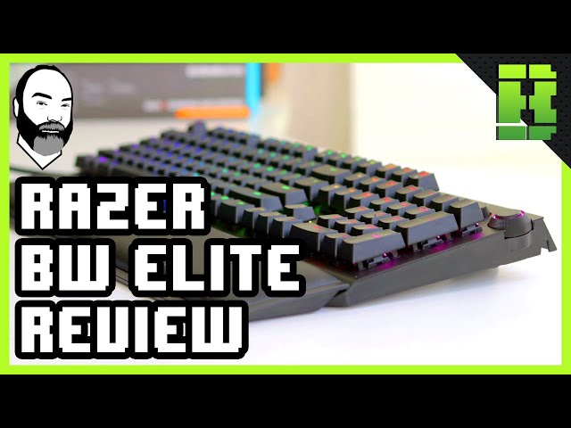 Razer Blackwidow Elite Yellow Switches Review 2018 Gaming