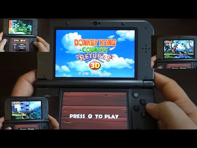 strøm Bygge videre på vin Donkey Kong Country Returns 3D - NINTENDO 3DS XL gameplay - YouTube