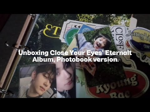 Unboxing Close Your Eyes Album (ASMR)! | All Ley's Poetry