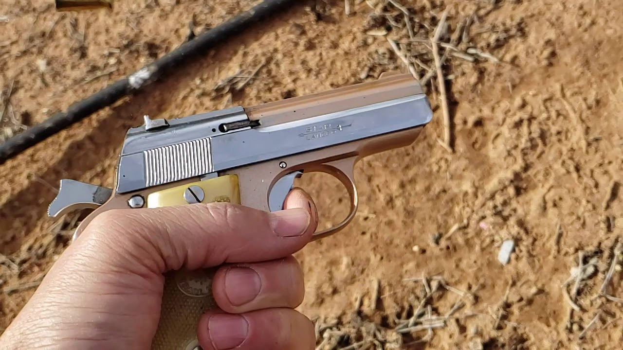 First pink handgun in history slow motion Star hk 22