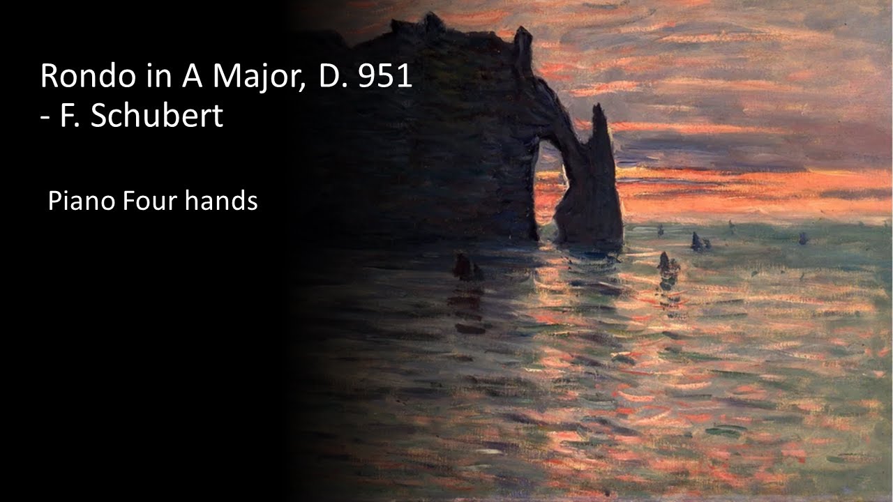 Rondo in A Major, D. 951- F. Schubert, Piano Four hands (MooHyunGeum ...