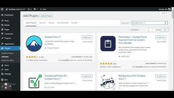 How to Install Contact Form 7 Plugin - Multi Step Form Divi Extension - Pennyblack Templates