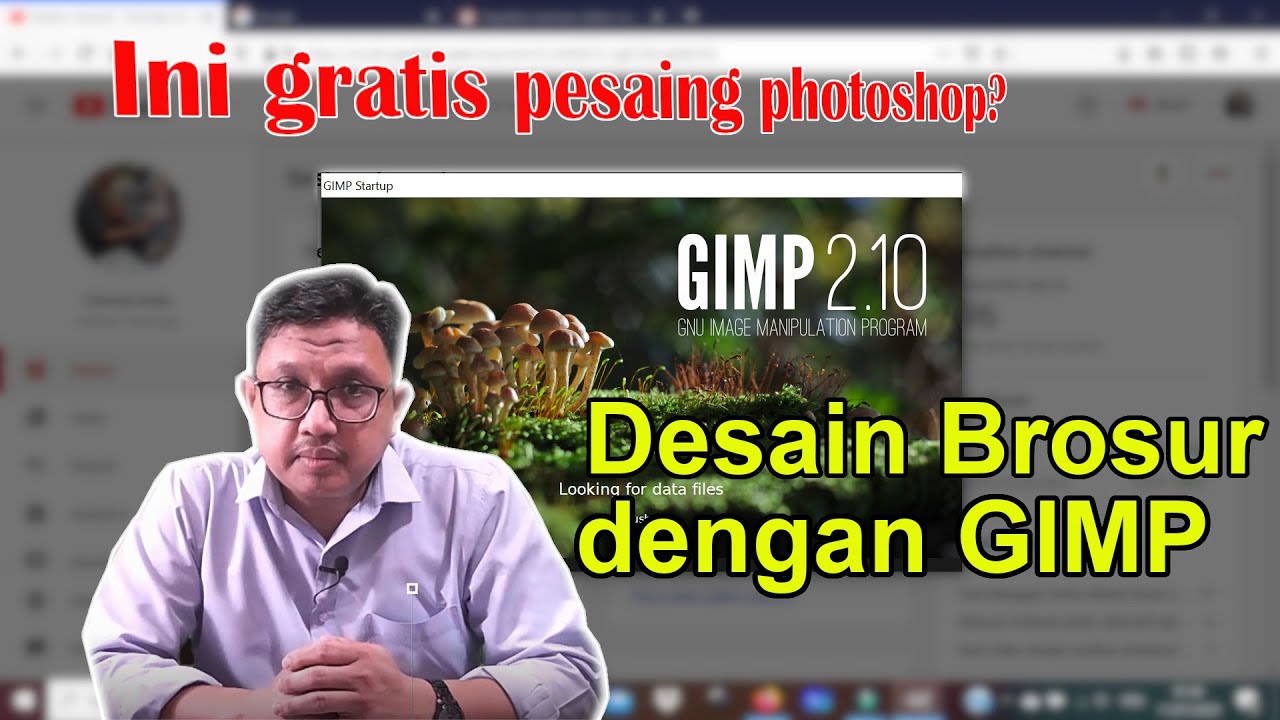 Cara Desain  Brosur  dengan GIMP software alternatif mirip 