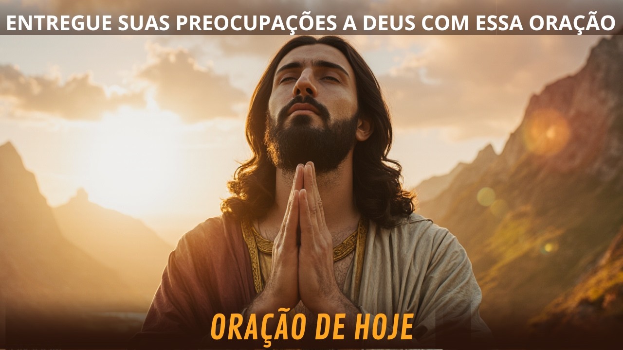 ORAÇÃO DE HOJE - SE VOCÊ ESTÁ ANSIOSO, FAÇA ESSA ORAÇÃO AGORA