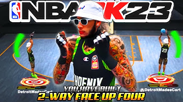 MY 6’7 “2-WAY FACE UP FOUR” is UNSTOPPABLE at the COMP STAGE 1V1 COURT on NBA2K23!