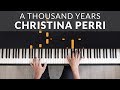 Christina Perri - A Thousand Years | Tutorial of my Piano Cover + Sheet Music