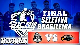 Final Seletiva PBIC 2019 | Black Dragons VS New Eagles Team (Map 2 MIDTOWN)