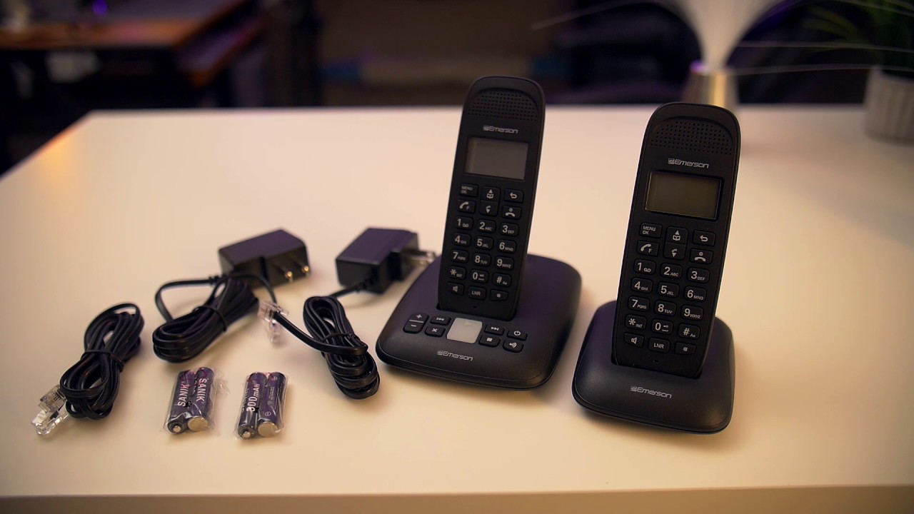 Emerson Cordless Phone overview 