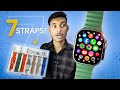 7 Straps Smartwatch With 2.02 inch Big Display 🔥 | Games, Voice Assistant | Ws-X9 Ultra Smartwatch