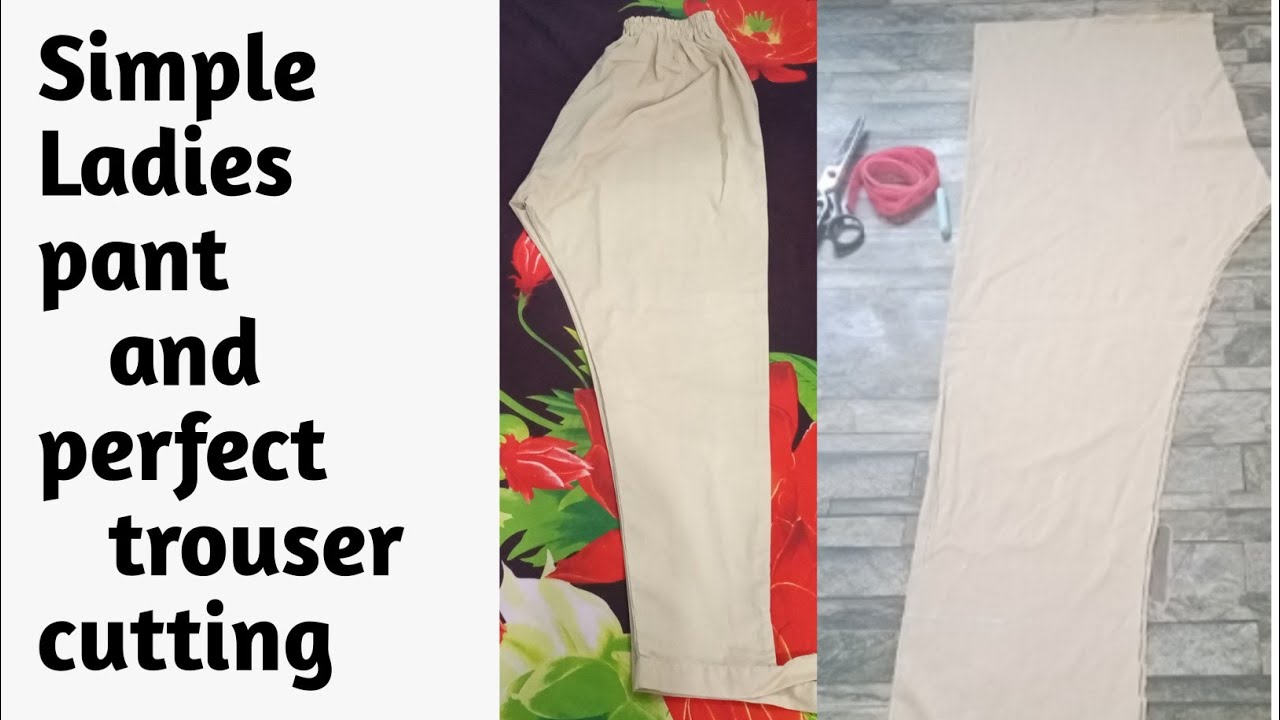 HOW TO STITCH PARALLEL PANTS/ SALWAR | Pants sewing pattern, Blouse pattern  sewing, Sewing pattern design