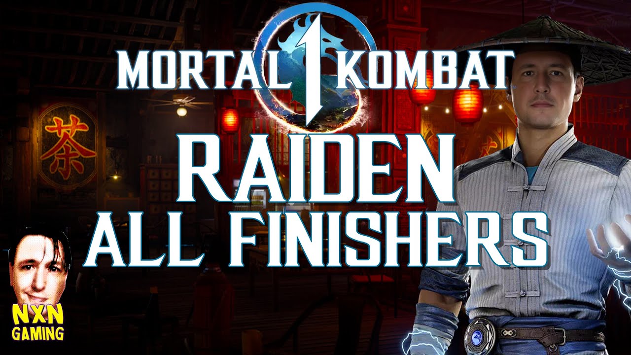 Raiden - ALL Finishers in Mortal Kombat 1 - YouTube