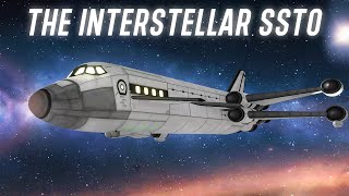 Flying the Interstellar SSTO from "Into The Warp" + Alien Ships, Space Stations, and Lots of Mining