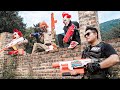 LTT Films Nerf War : Mercenary Squad S.W.A.T Nerf Guns Fight Masked Clown Legendary Campaign