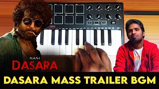 Dasara - Mass Trailer Bgm By Raj Bharath | Nani | Santhosh Narayanan