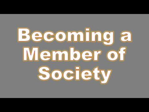Hvordan bli medlem av samfunnet?