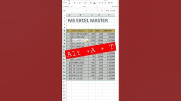 #apply #data #filter in #excel #shortcut #vural #foryou #support #msexcrlmaster #excelshortsvideo
