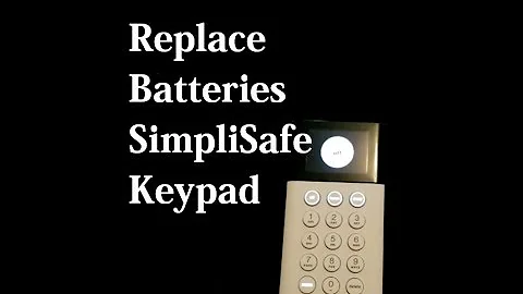 How to Replace the Batteries on a SimpliSafe Keypad