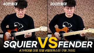 [기어VS기어] 스콰이어 어피니티 VS 펜더 프로페셔널 텔레캐스터!  가격대별 텔레캐스터의 사운드를 비교해봤습니다.