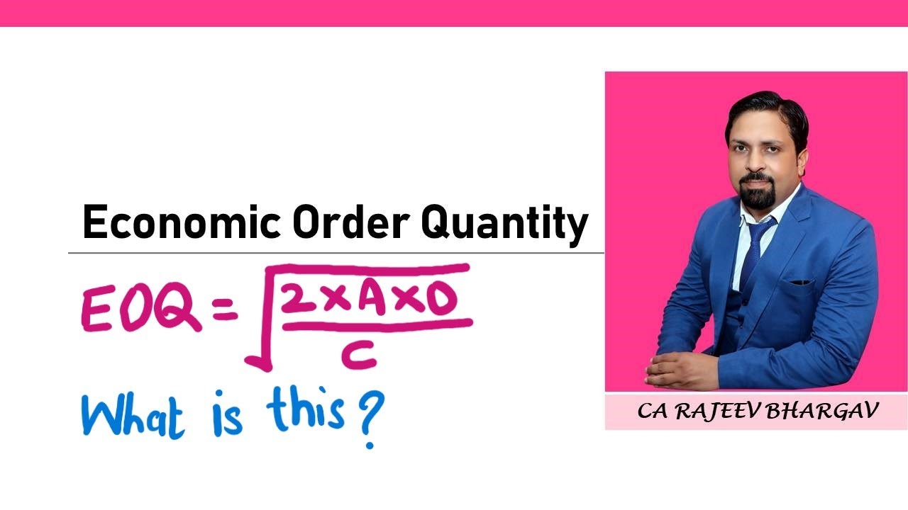 Economic Order Quantity (EOQ) - YouTube