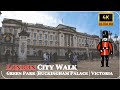 [4k] London Walk 🇬🇧 - London Street walking tour | Green Park | Buckingham Palace