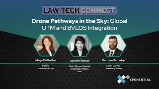 Law-Tech Connect: Drone Pathways in the Sky: Global UTM and BVLOS Integration