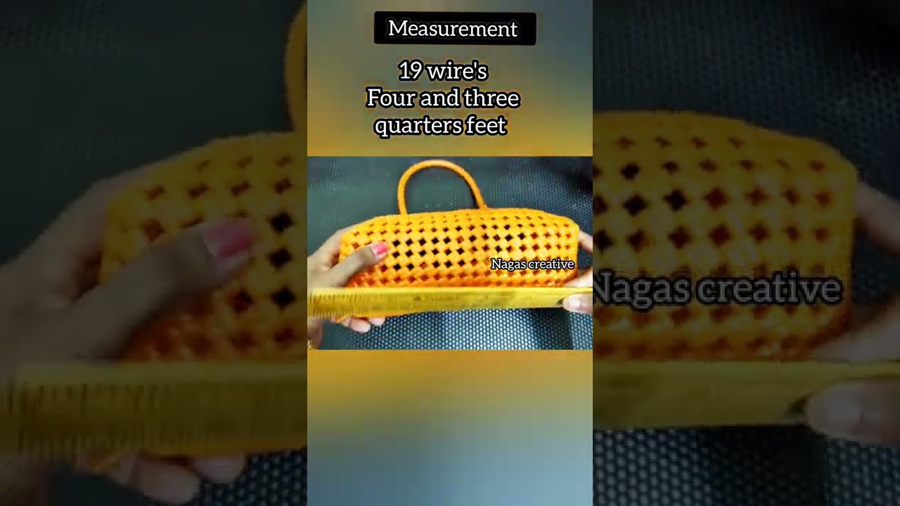 1 Roll Running Wire Basket measurement shorts video