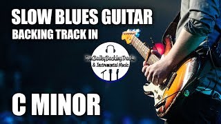 Slow Blues Guitar Backing Track In Cm chords