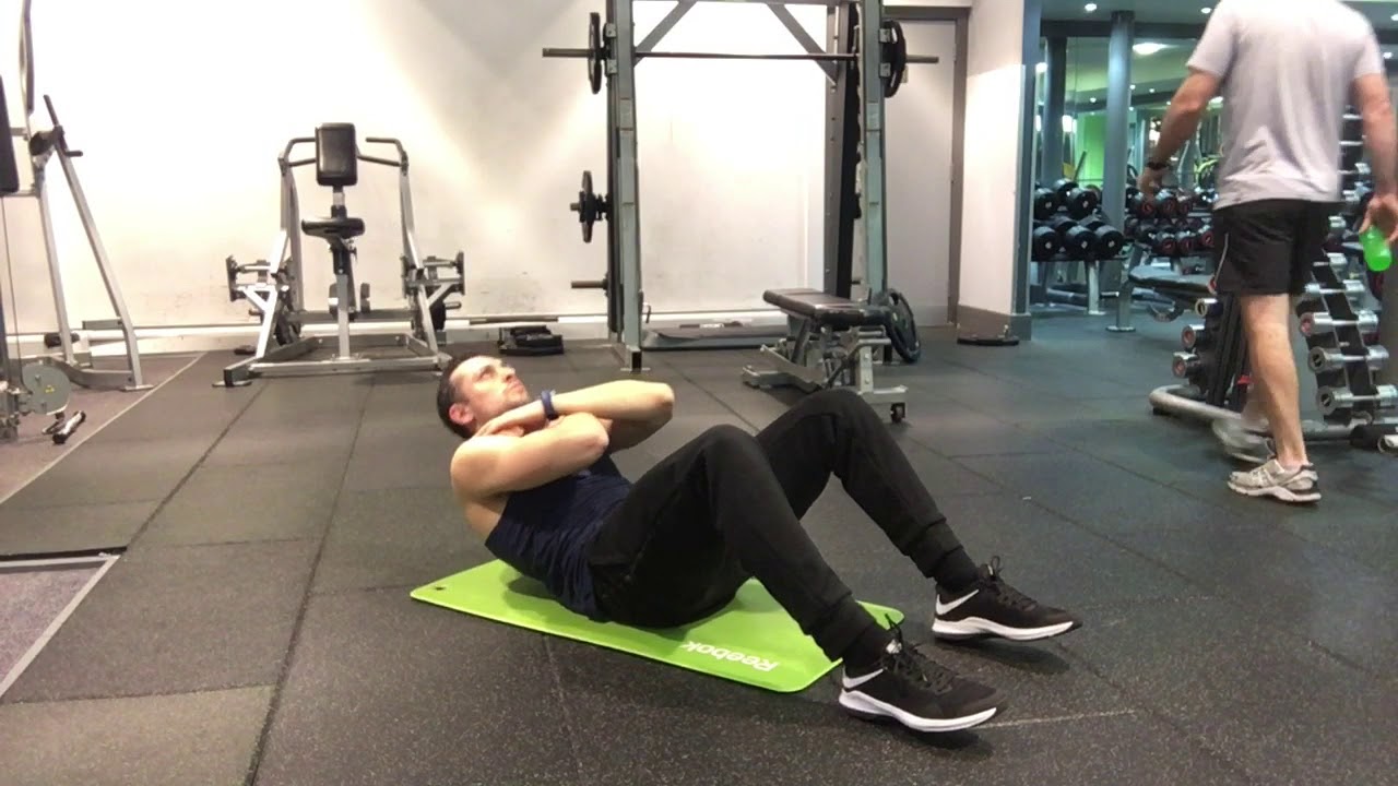 Crossed Arms Crunches YouTube