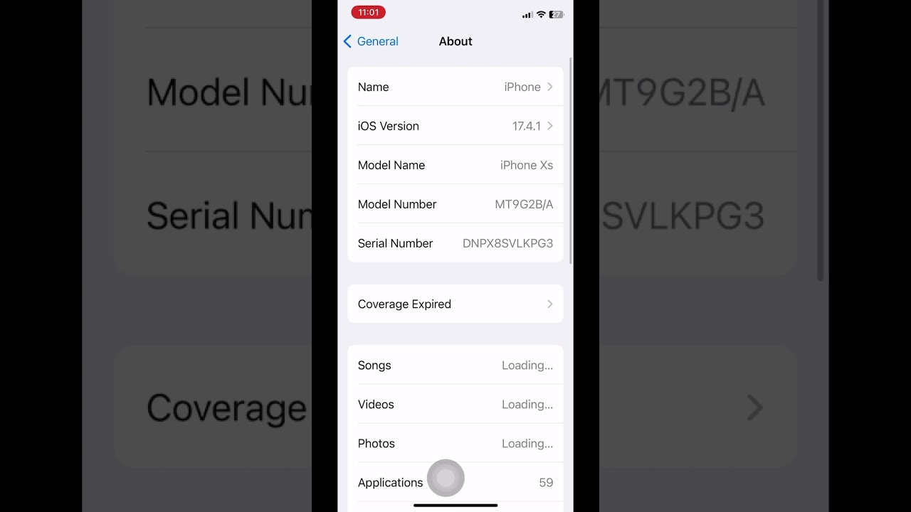 Model number & model name of iPhone| 