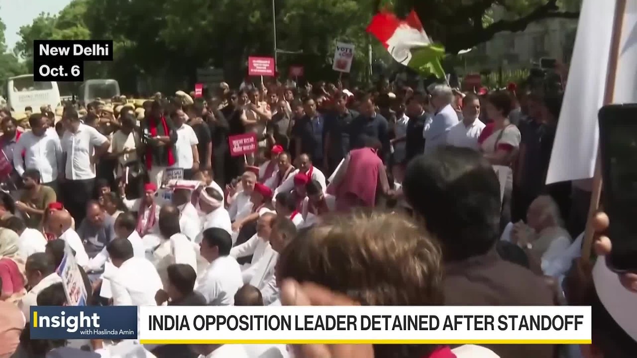 Indian Opposition Leader Detained as Protests Escalate