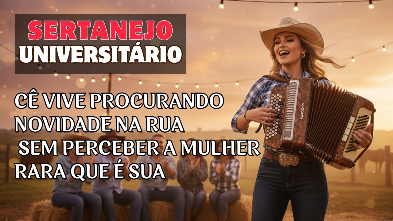 SERTANEJO ROMÂNTICO | Cê vive procurando novidade na rua Sem perceber a mulher rara que é sua