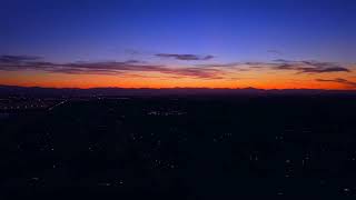 Sunset over Denver, CO
