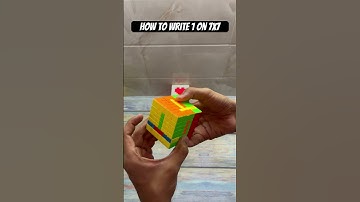 How to write 1 on 7x7 #mrgallax #rubikscube #cubing #cubers #speedcubing #change #pattern #7x7