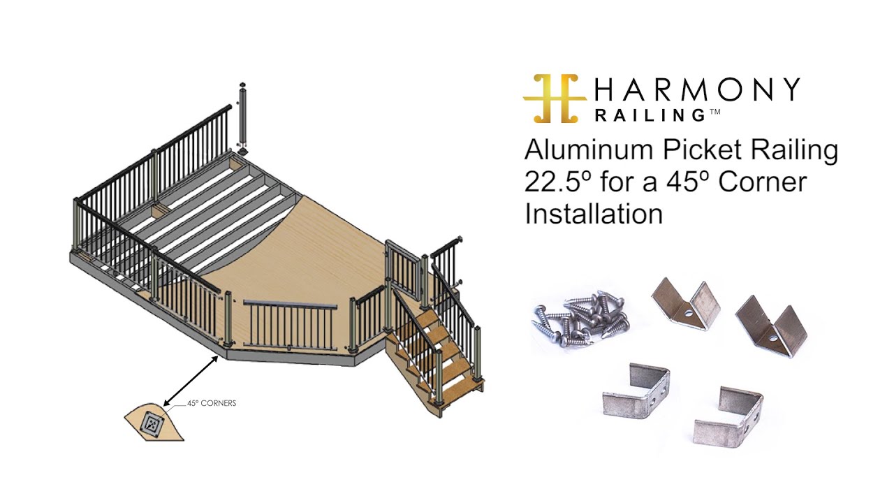 22.5 Degree Panel Installation | Harmony Railing