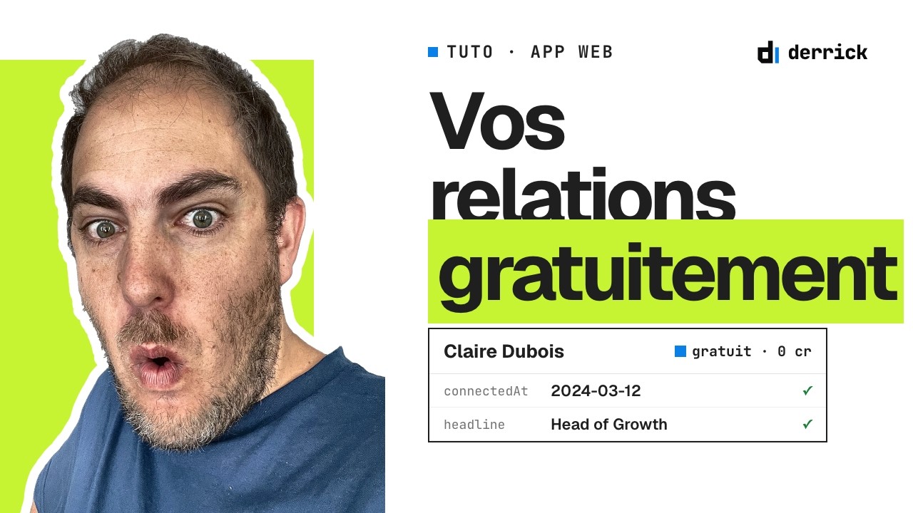 Exporter vos relations LinkedIn gratuitement (tuto)