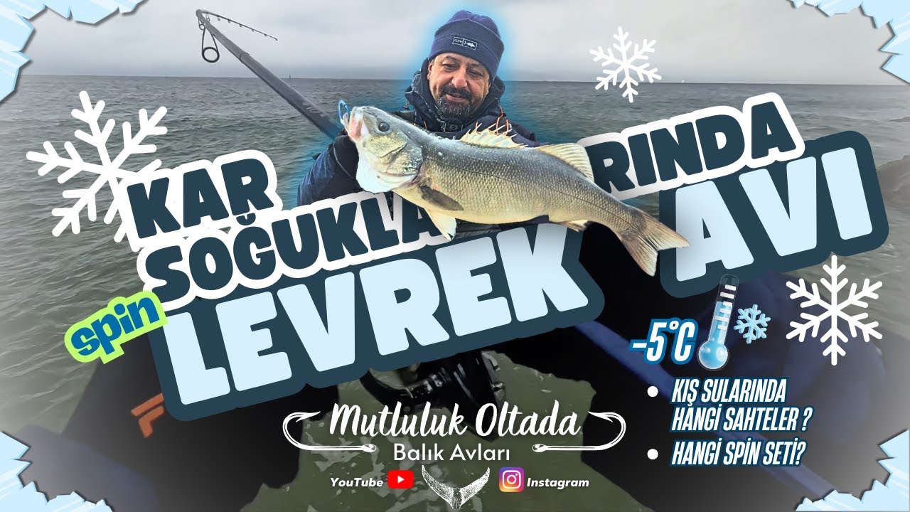 KAR SOĞUKLARINDA LEVREK AVLADIK!!!  #balıkavı #levrekavı #levrek #seabass #seabassfishing #fishing