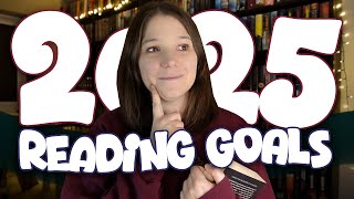2025 reading goals + channel plans 🎯📚