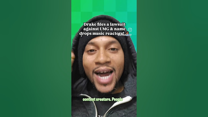 Drake files a lawsuit against UMG & name drops music reactors! 🤦🏾‍♂️ #drake #kendricklamar #umg