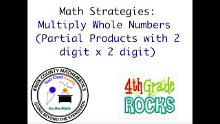 4th Grade Lesson 11 Partial Products Strategy Video