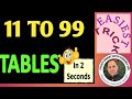 Magic Trick to learn any Two Digit Table!