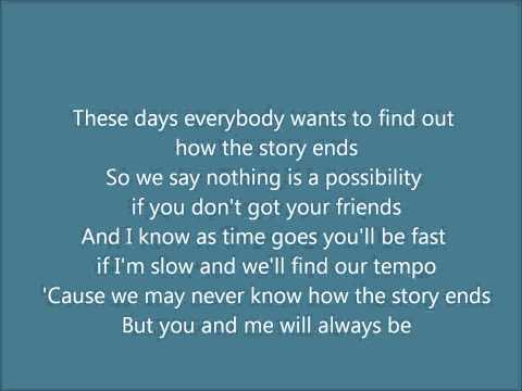 Friends Hedley Lyrics