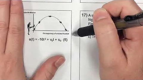Calculus Intro to Vertical (Parabolic) Motion